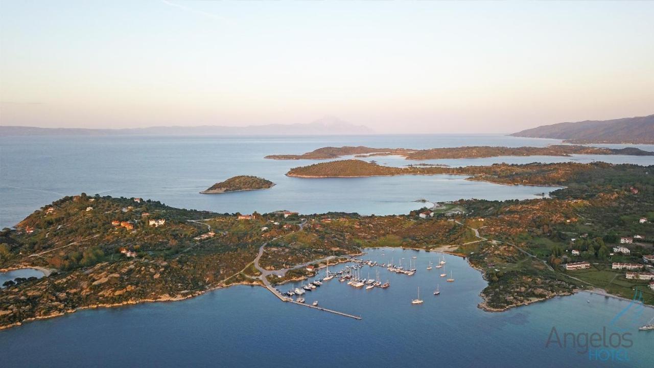 Angelos Hotel Ormos Panagias Buitenkant foto