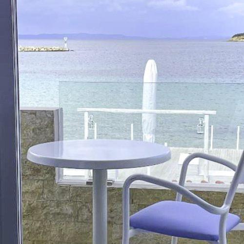 Angelos Hotel Ormos Panagias Buitenkant foto