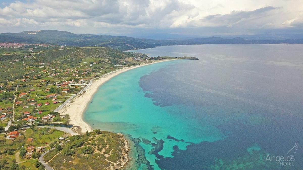 Angelos Hotel Ormos Panagias Buitenkant foto